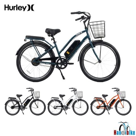 Xe đạp trợ lực HURLEY LAYBACK USA mẫu nữ 350W kèm baga