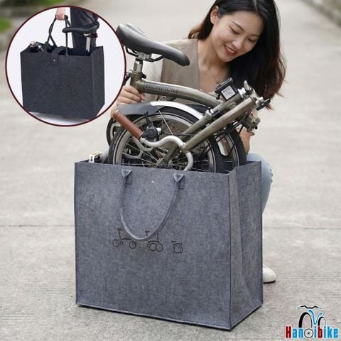 Túi đựng xe đạp gấp tiện lợi sử dụng khi đi tàu điện, dã ngoại