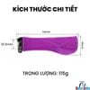 Tay nắm cao su loại dẹt có tỳ tay ENLEE KKK sử dụng cho xe đạp MTB, Touring, Fixed Gear