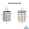GIỎ XE ĐẠP, GIỎ XE MÁY ĐIỆN Vải Oxford Chống Nước - Gấp Gọn Tiện Lợi, Miệng Rút Dây An Toàn, Tháo Rời Làm Túi Xách Đa Năng