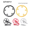 Đùi đĩa 1 tầng Litepro cốt vuông có chặn xích 130BCD AL7075 T6
