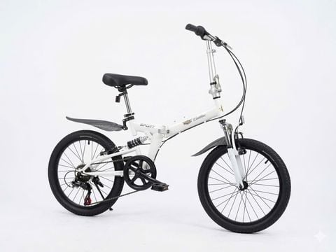 Xe đạp gấp Cadilac 2 giảm sóc