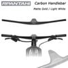 Ghi đông MTB carbon liền potang Rpantahi chữ vàng mẫu 2026 kèm giá đồng hồ + chêm cổ
