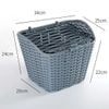 Giỏ xe đạp bằng nhựa có gọng thép