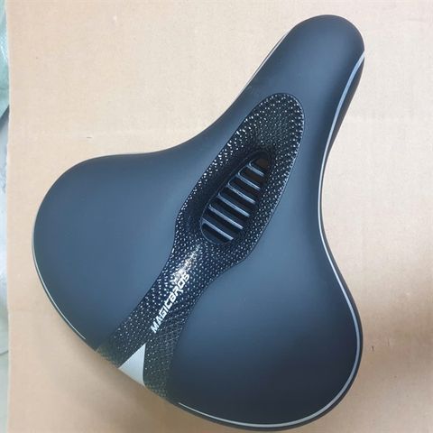 Yên xe đạp béo Magicbros rỗng giữa có viền phản quang mã MG S95