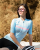 Áo đạp xe Monton ngắn tay CANDY HOUSE ( BABY BLUE)