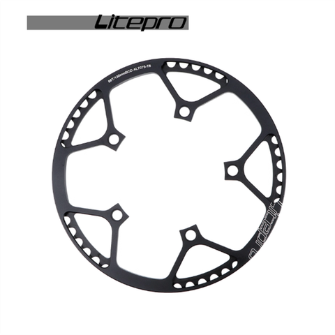 Nhông đĩa Litepro có chặn xích 130BCD AL7075 T6