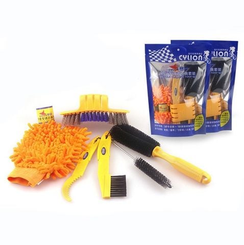Bộ dụng cụ vệ sinh xích 6 món cylion