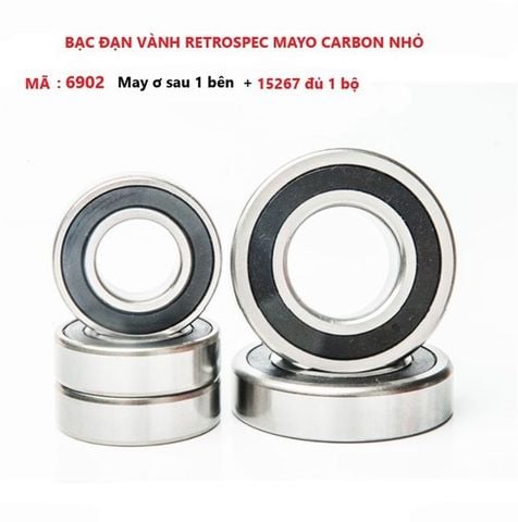 Vòng bi bạc đạn mã 6902 2RS vành retrospec may ơ to