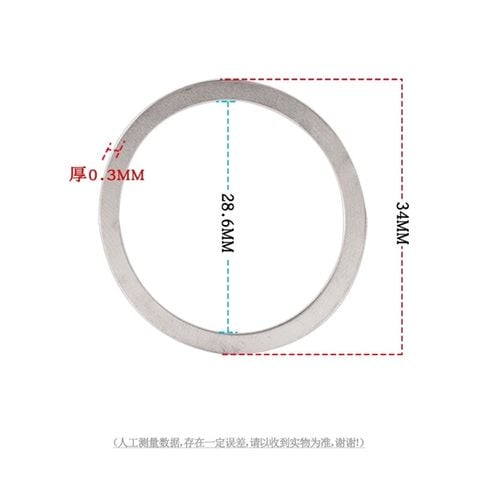 Vòng đệm mỏng chêm chén cổ 0.3mm