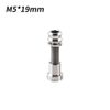 Ốc titan âm dương bắt potang Muqzi M5-17mm