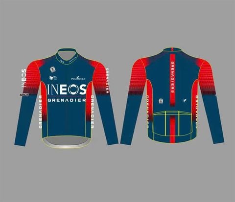 Áo dài tay đạp xe đội tuyển INEOS 2026