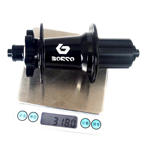 Hub sau cối nổ Borco X180 phanh đĩa 6 ốc kèm ti bật