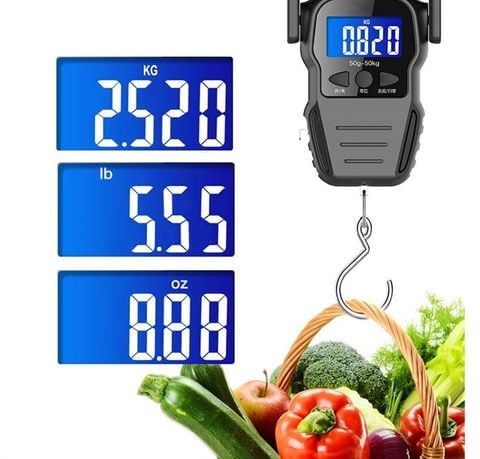 Cân điện tử Fishing Scale treo có thước đo