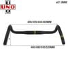 Ghi đông road Gravel nhôm UNO HB FL12