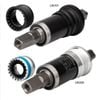 Trục giữa cốt vuông Shimano BB-UN300 117.5mm