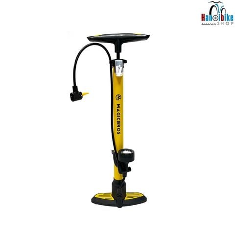 Bơm Magicbros đồng hồ áp suất lửng chân đế nhựa mã 6638B