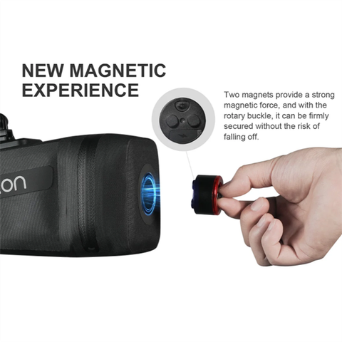 Túi cài sống yên có đèn Gaciron BIRT NEST 100