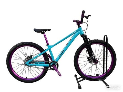 Xe MTB Dirt Jump Pink khung thép bánh 26 inchs