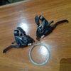 Tay bấm xả shimano 3*8 speed hàng Fake