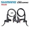 Bộ phanh dầu Shimano Deore M6100 trước sau
