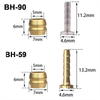 Đầu kim dây dầu nhôm cho phanh dầu Shimano /Tektro BH59 / BH63