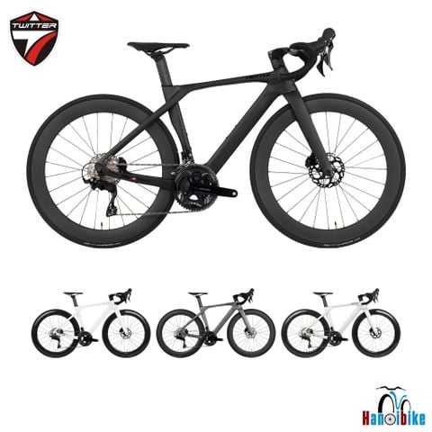 Xe Road TWITTER T10 PRO Full group 7120 bánh carbon 2026