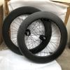 Vành carbon Fixed Gear nan hoa Hub Novatec trước sau