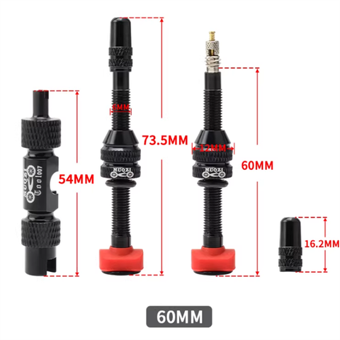 Chân van cho lốp không săm MUQZI van gạo