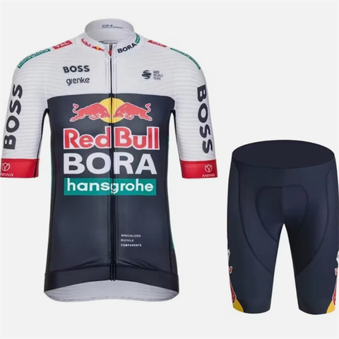 Bộ quần áo ngắn đạp xe đội tuyển BORA REDBILL mẫu 2026