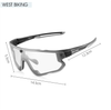 Kính đạp xe Westbiking 1 mắt đổi màu mã 0703155b
