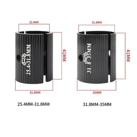 Đệm chuyển đổi ghi đông MUQZI từ 31.8 lên 35mm nhôm