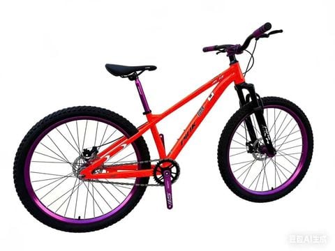 Xe MTB Dirt Jump Pink khung thép bánh 26 inchs