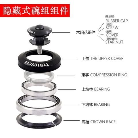 Chén cổ bạc đạn TTBicycle BH509A