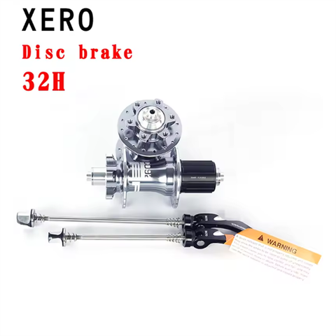 Hub MTB XERO CD92/91 6 ốc 32 lỗ trước sau kèm ti bật