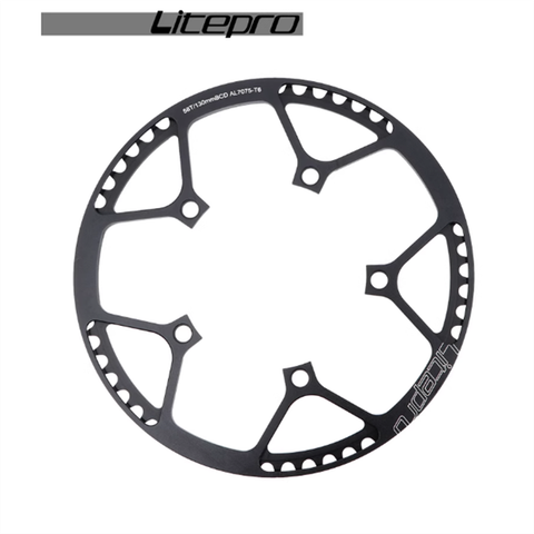 Nhông đĩa Litepro có chặn xích 130BCD AL7075 T6