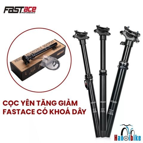 Cọc yên xe đạp tăng giảm FastAce có khóa dây FSP 303