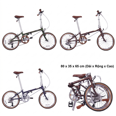 Xe Đạp Gấp Dahon Boardwalk D10 bánh 20inchs