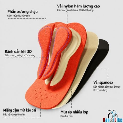 Quần Đạp Xe Nam LI-NING LCTK001-1 Chuyên Dụng Có Đệm Mút Giảm Xóc, Nhanh Khô, Đai Cao Su Chống Cuộn Mép