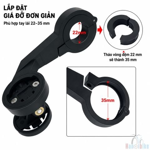 Đèn trước gắn ghi đông xe đạp siêu sáng MAGICBROS ESLNF mã YQ810