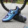 Giày Đạp Xe Đạp Thể Thao Chuyên Nghiệp 1 Khóa Vặn 2 Khóa Dán Đế Cứng Sport Có Can Cá SPD Nam Nữ