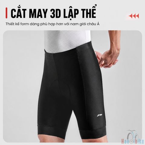 Quần đạp xe Li-Ning có đệm mông Chính Hãng