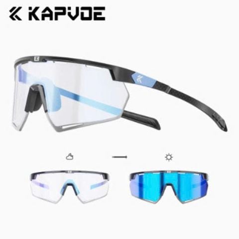 Kính đạp xe KPVOE 1 mắt gọng carbon 2026