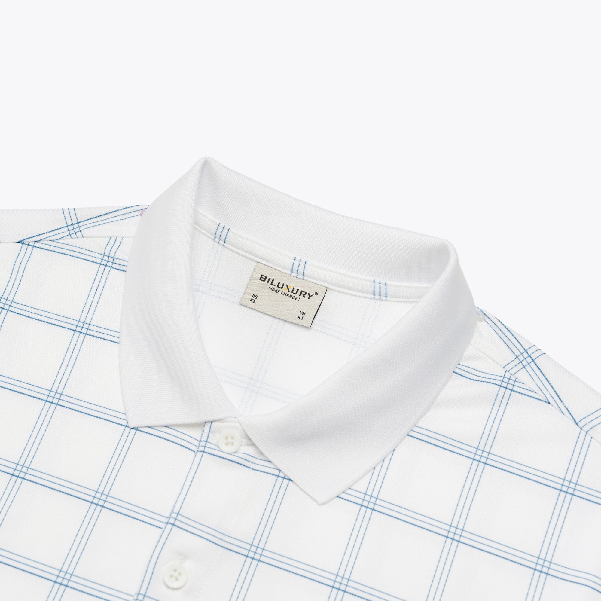  Áo Polo Biluxury Cao Cấp Thiết Kế Kẻ Caro 1APCC686TRK 