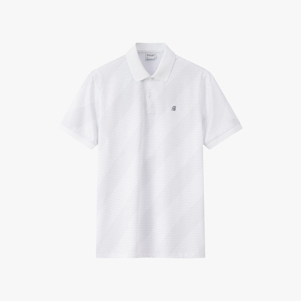  Áo Polo Trắng Thiết Kế Hoạ Tiết Cao Cấp 1APCH649TRK 