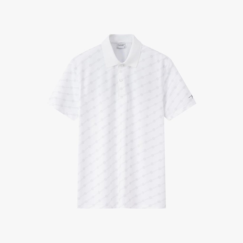  Áo Polo Trắng Thiết Kế Hoạ Tiết Cao Cấp 1APCH650TRK 