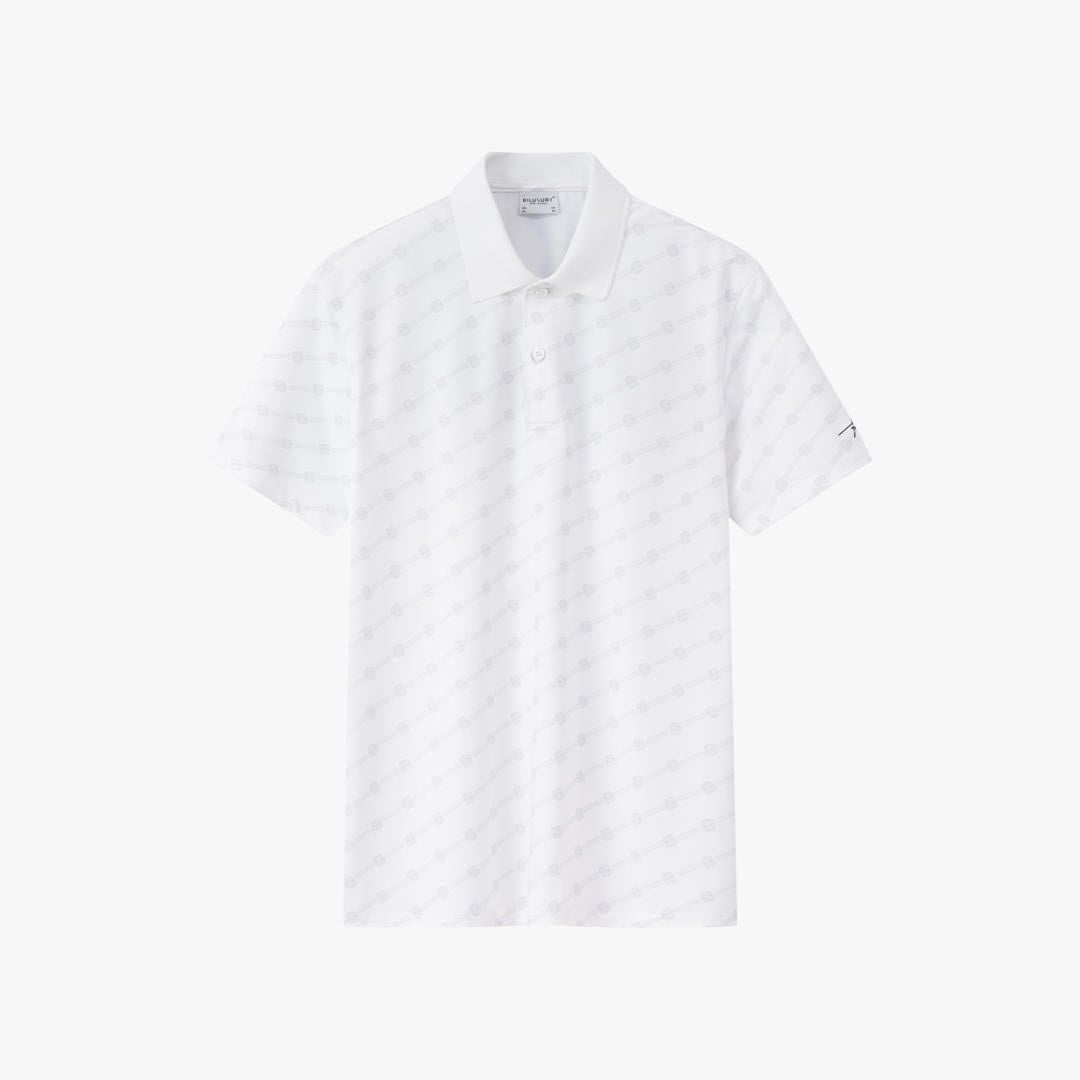  Áo Polo Trắng Thiết Kế Hoạ Tiết Cao Cấp 1APCH650TRK 