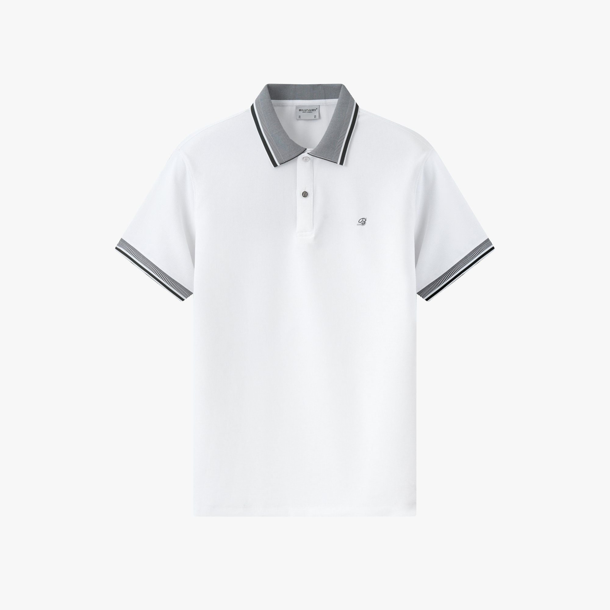  Áo Polo Biluxury Cao Cấp Thiết Kế Cổ Họa Tiết 1APCT601TRK 