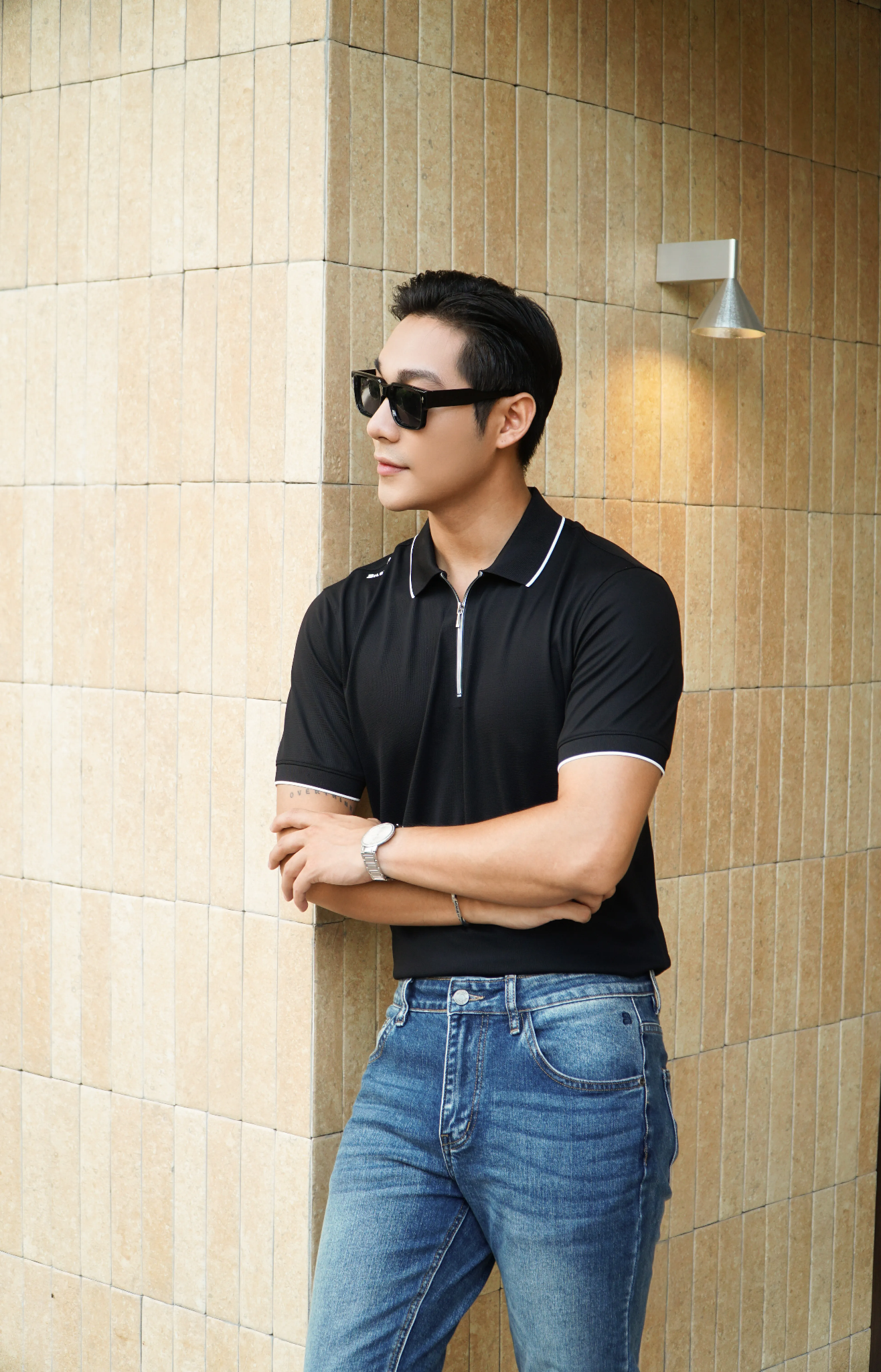  Áo Polo Biluxury Cao Cấp Thiết Kế Cổ Kéo Khoá 1APCT605 