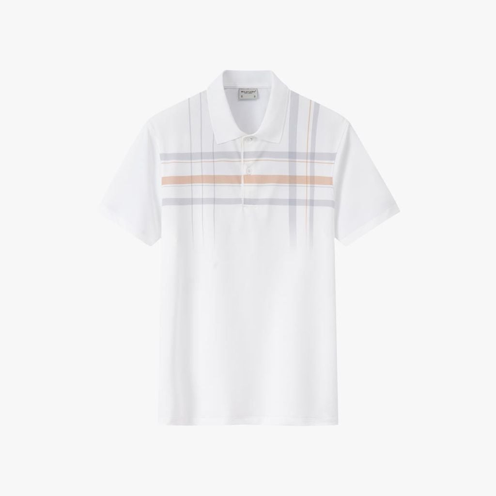  Áo Polo Trắng Thiết Kế Hoạ Tiết Cao Cấp 1APCT652TRK 